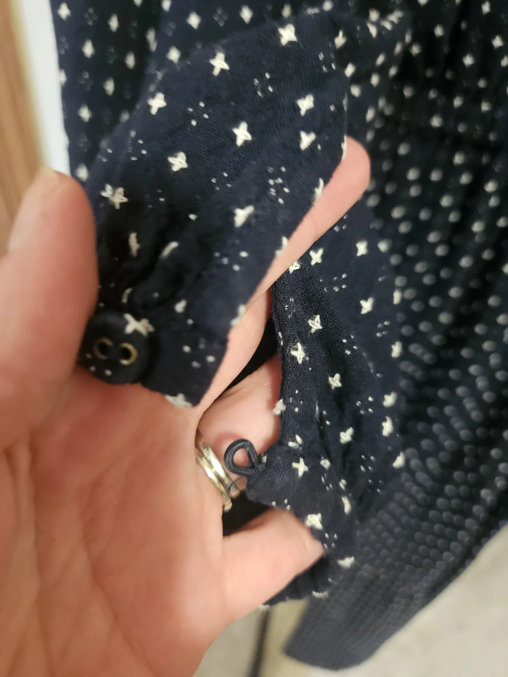 Dobby V-Neck Tiered Midi Dress - Picture 4 of 11